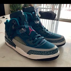 Nike Air Jordan Spizike Space Blue Wolf GreyTeal